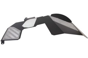 Jeep Wrangler Inner Fender Kit - Front - Fishbone Offroad - Black Powdercoat - `18-`27